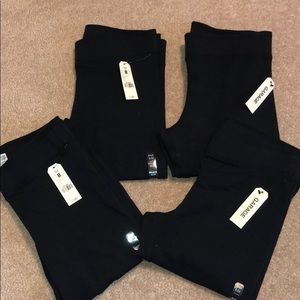 4 pair of Garage high rise black leggings